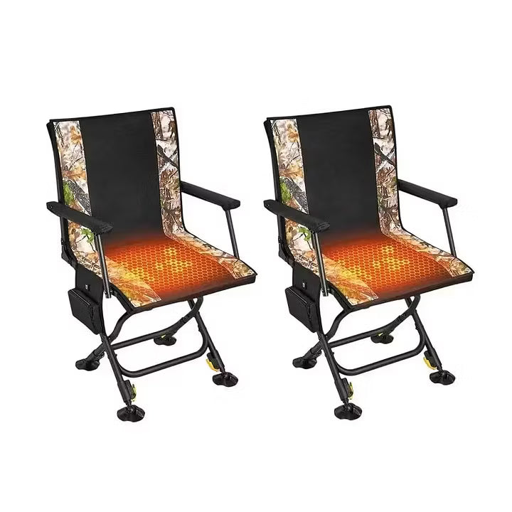 360° Heated Hunting Chair – Stay Warm, Silent & Ready in Any Blind | Grab 2 for $39!💥