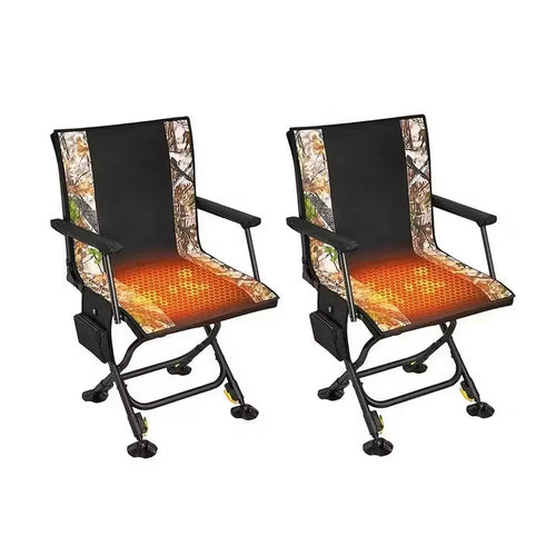 360° Heated Hunting Chair – Stay Warm, Silent & Ready in Any Blind | Grab 2 for $39!💥