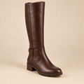 Women's Chunky Platform Chelsea Boots – Easy Slip-On Lug Sole Ankle Boots